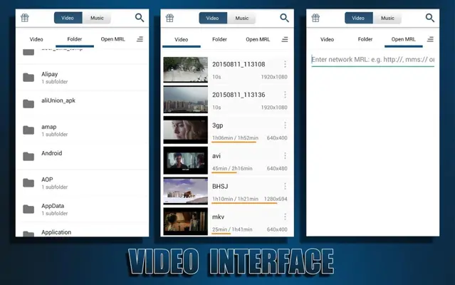 Video Player android App screenshot 3